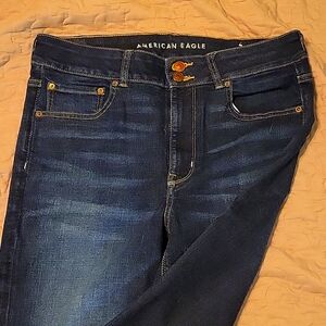America Eagle, Super Stretch, High Rise Artist Flare, Sz 12 Jeans